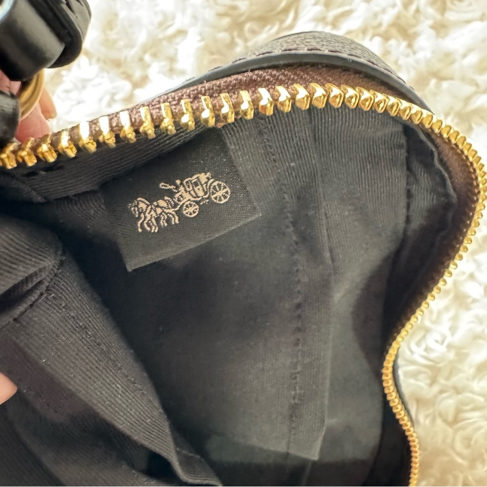COACH Outlet Jamie Camera Bag In Signature Canvas Brown/Black Missing Hang Tag - Picture 14 of 16